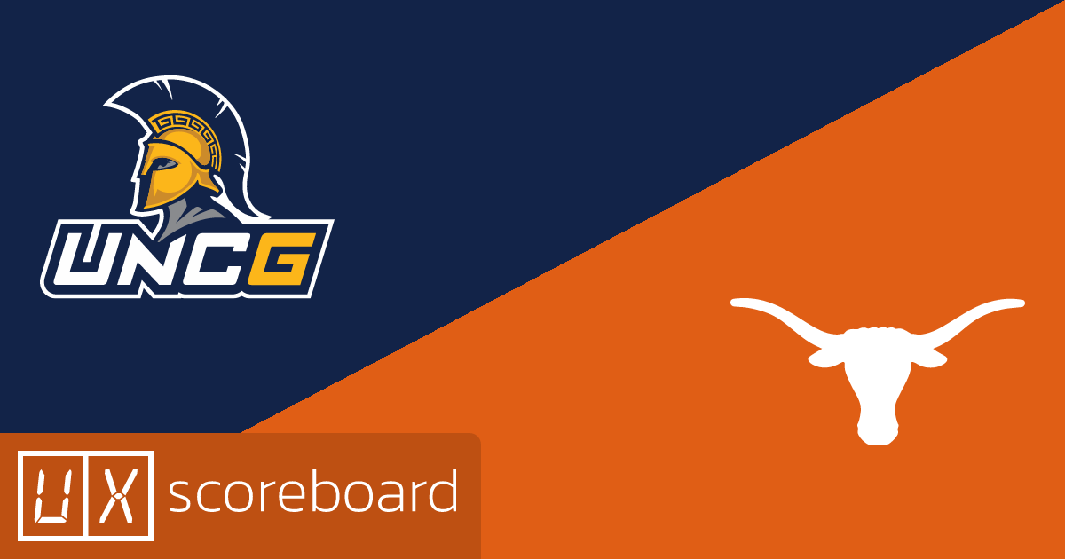 UNC Greensboro Spartans vs Texas Longhorns game highlights