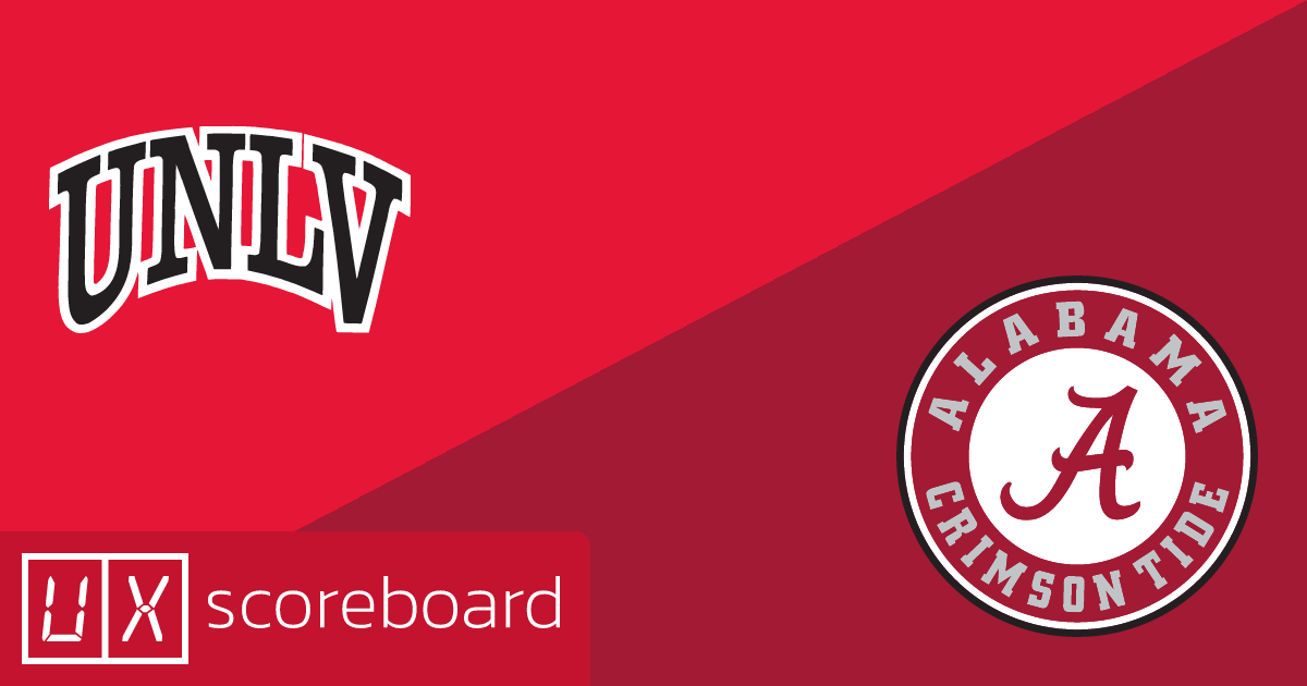 UNLV Rebels vs Alabama Crimson Tide game highlights
