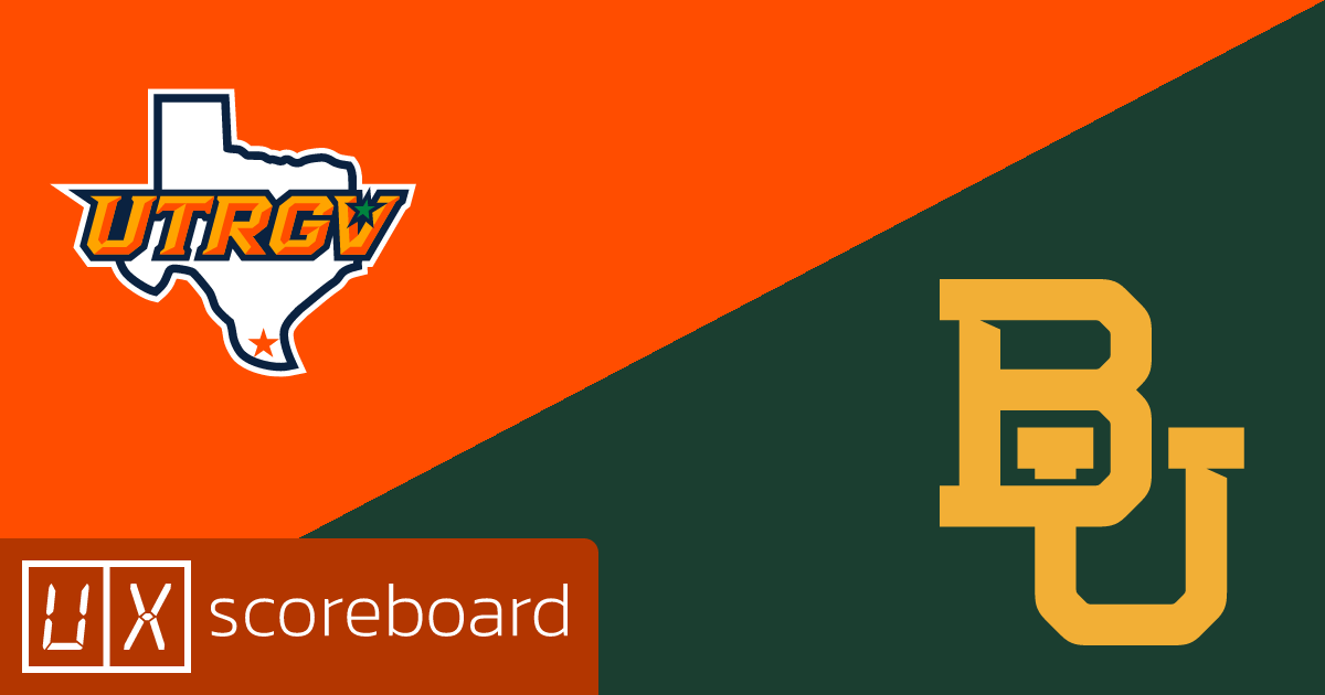 UT Rio Grande Valley Vaqueros vs Baylor Bears game highlights