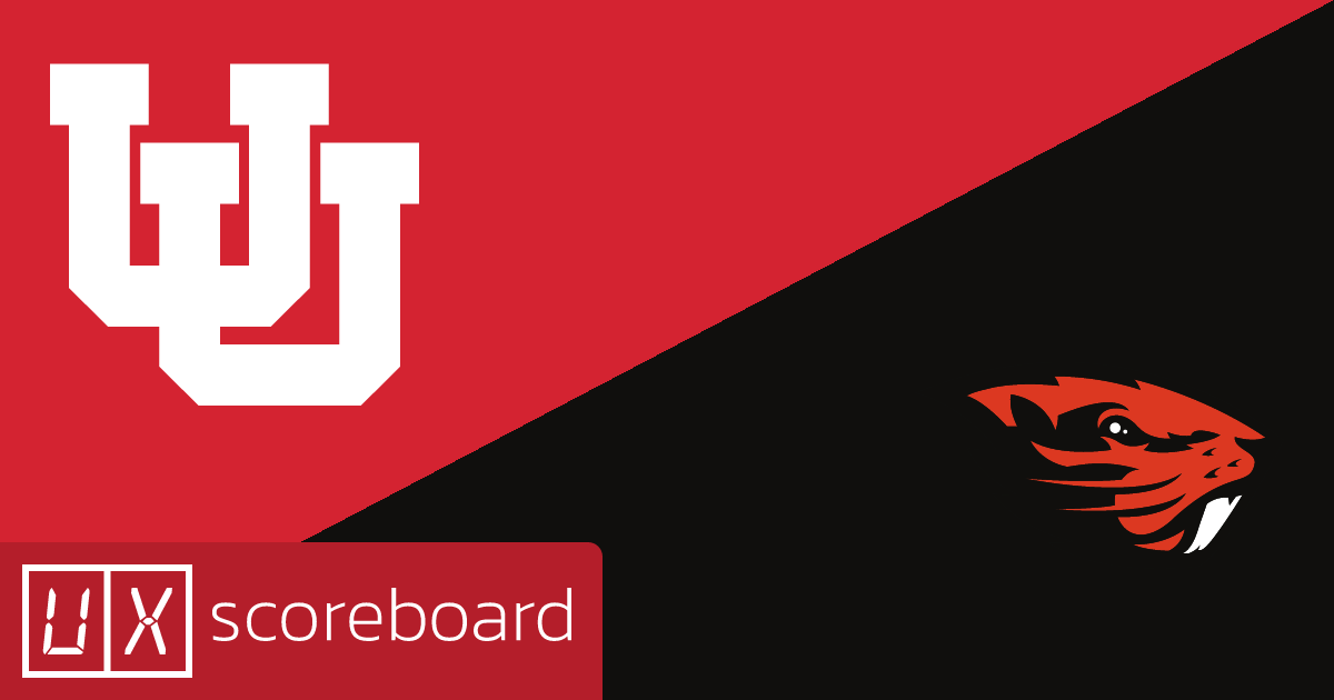Utah Utes vs Oregon State Beavers game highlights