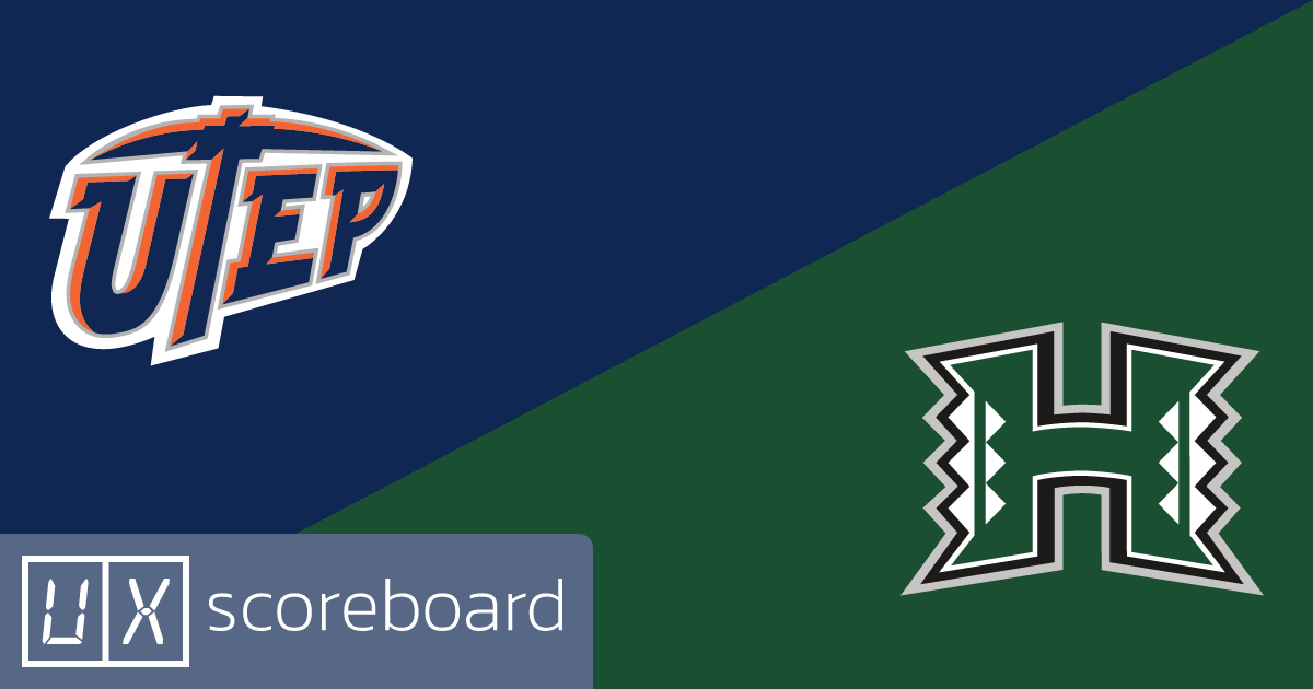 UTEP Miners vs Hawai'i Rainbow Warriors game highlights