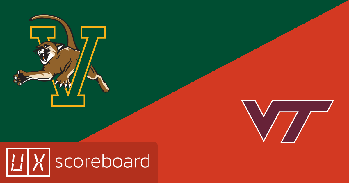 Vermont Catamounts vs Virginia Tech Hokies game highlights
