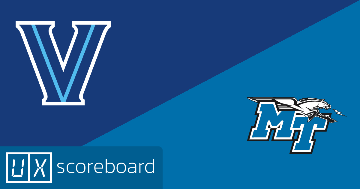 Villanova Wildcats vs Middle Tennessee Blue Raiders game highlights