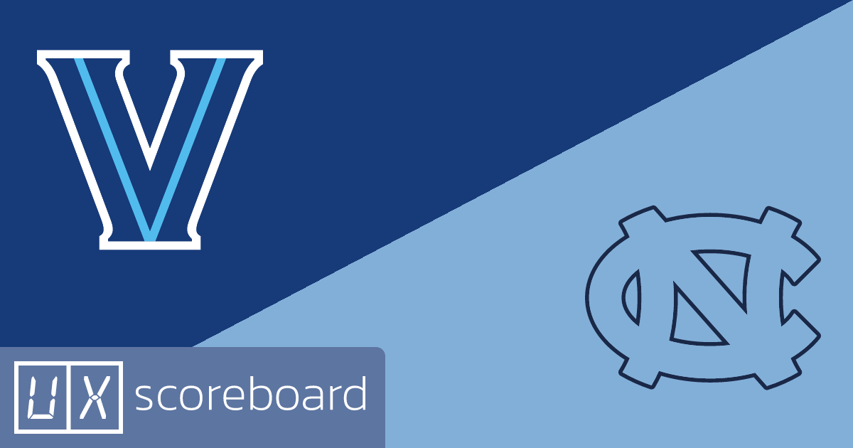 Villanova Wildcats vs North Carolina Tar Heels game highlights