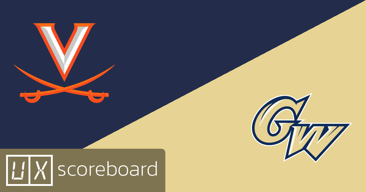 Virginia Cavaliers vs George Washington Revolutionaries game highlights