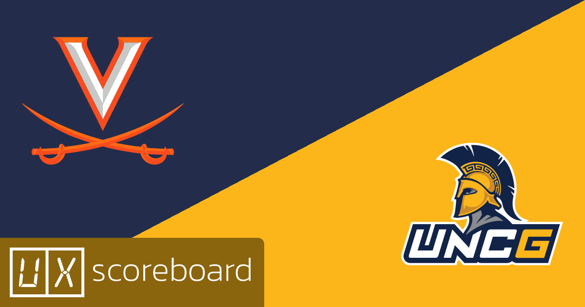 Virginia Cavaliers vs UNC Greensboro Spartans game highlights