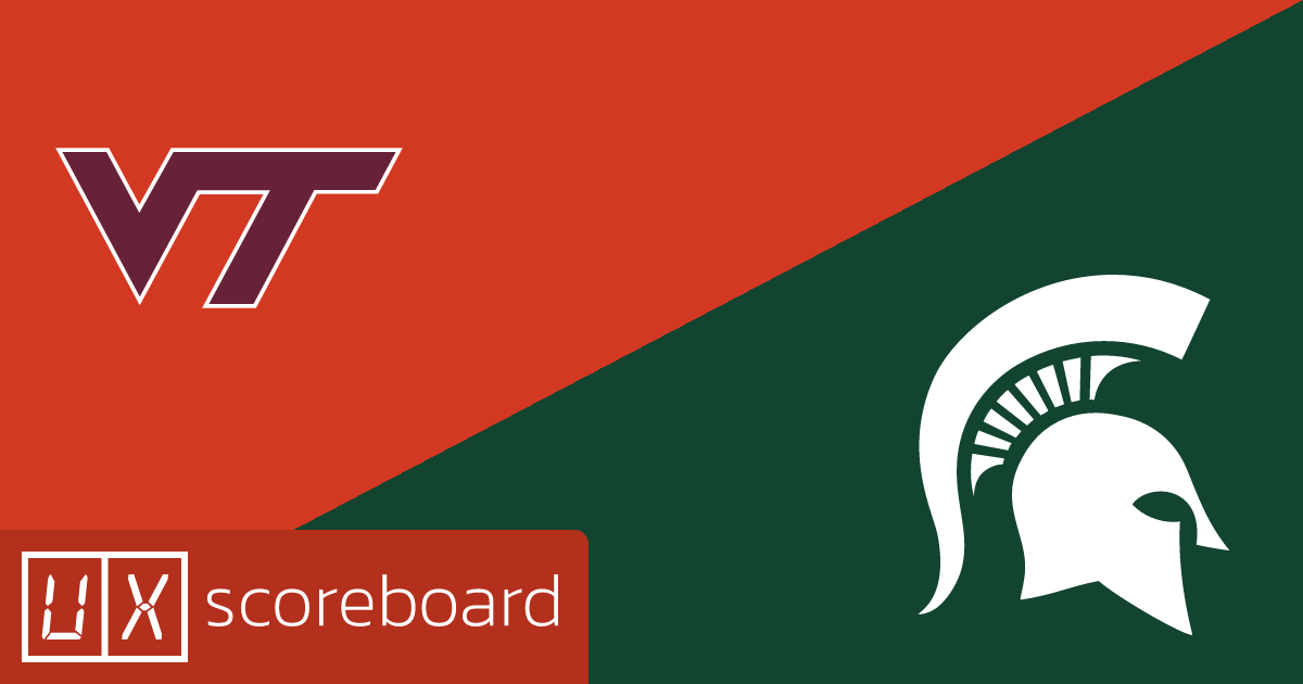 Virginia Tech Hokies vs Michigan State Spartans game highlights