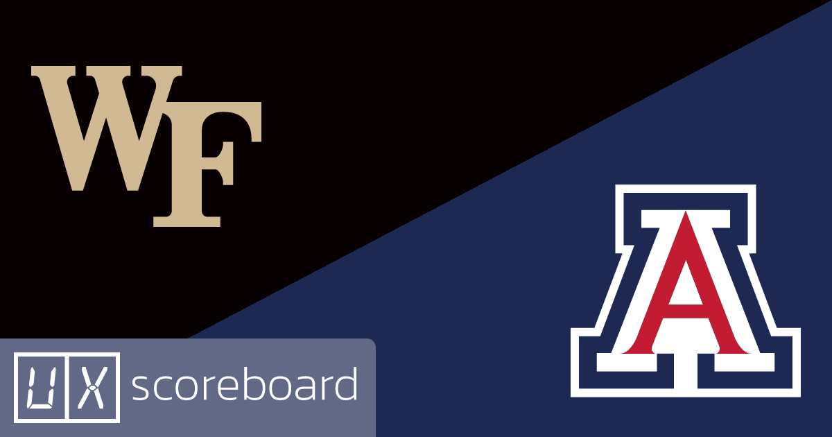 Wake Forest Demon Deacons vs Arizona Wildcats game highlights