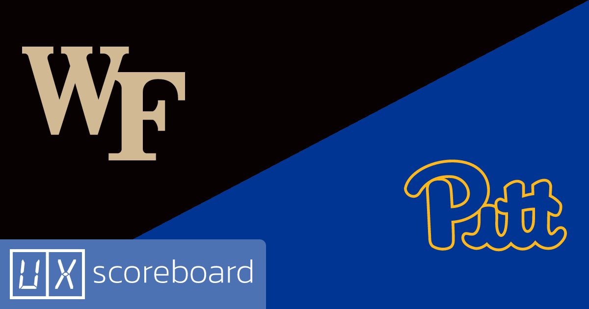 Wake Forest Demon Deacons vs Pittsburgh Panthers game highlights