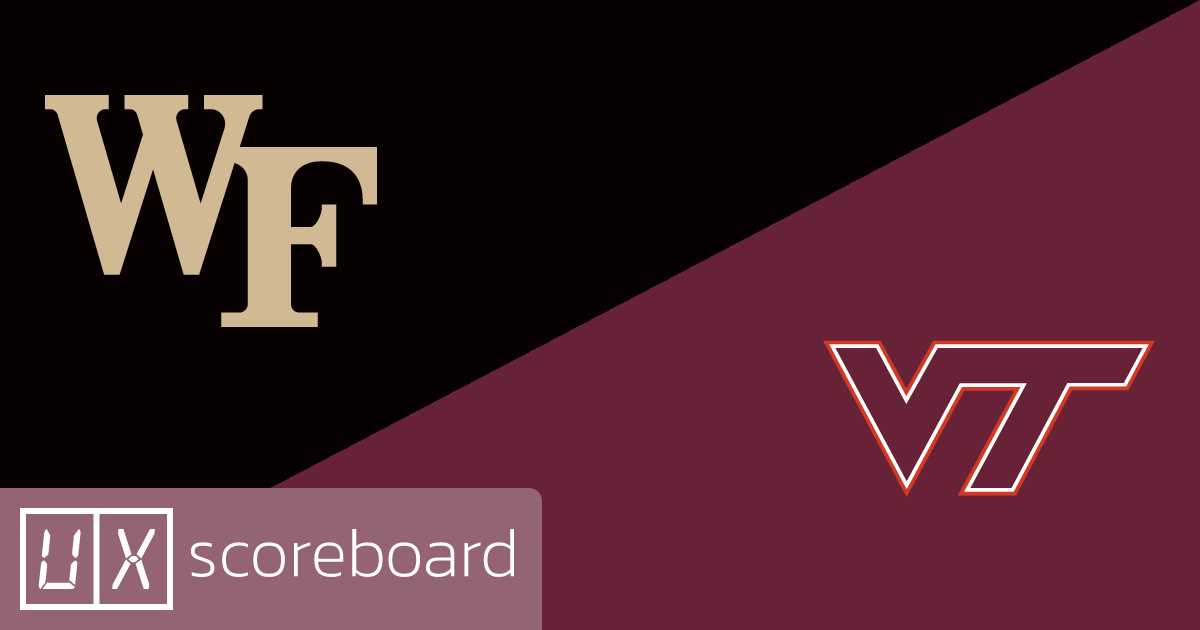 Wake Forest Demon Deacons vs Virginia Tech Hokies game highlights