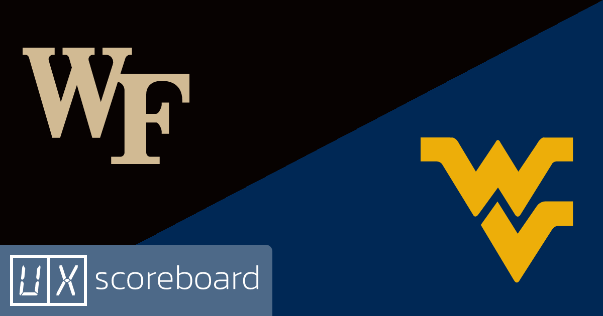 Wake Forest Demon Deacons vs West Virginia Mountaineers game highlights