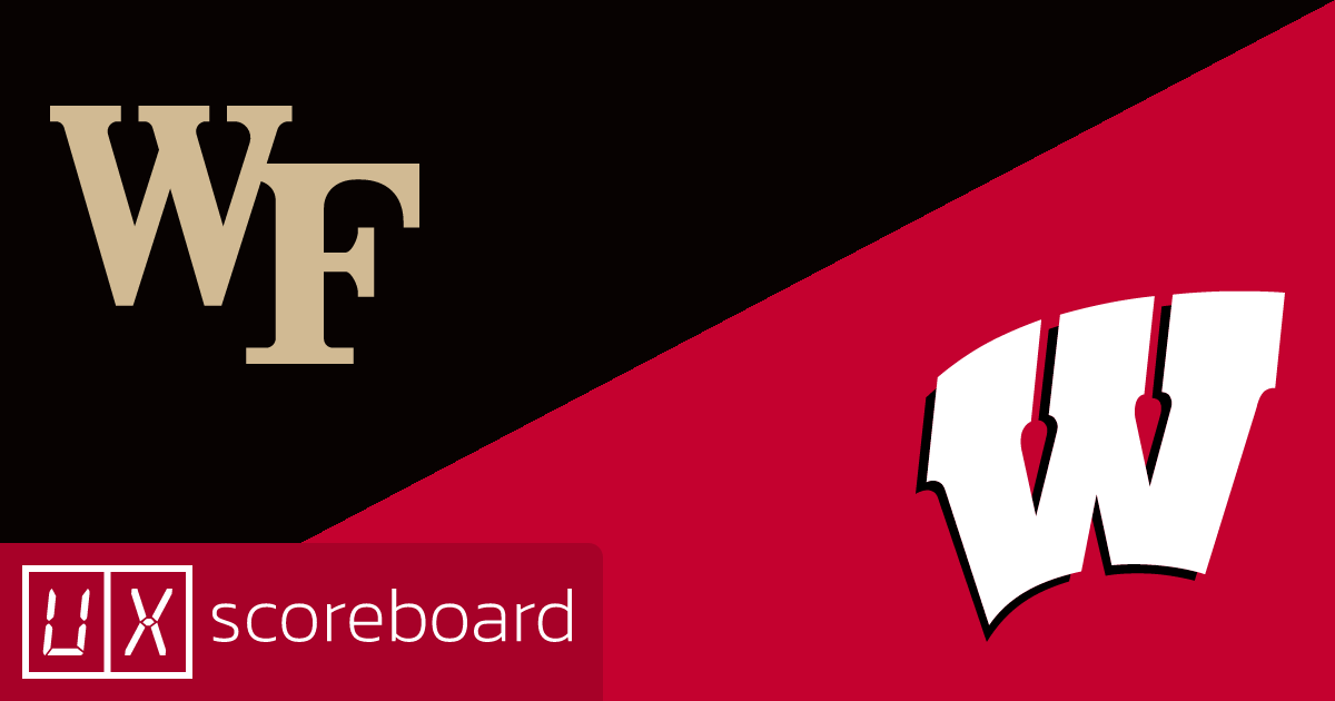 Wake Forest Demon Deacons vs Wisconsin Badgers game highlights