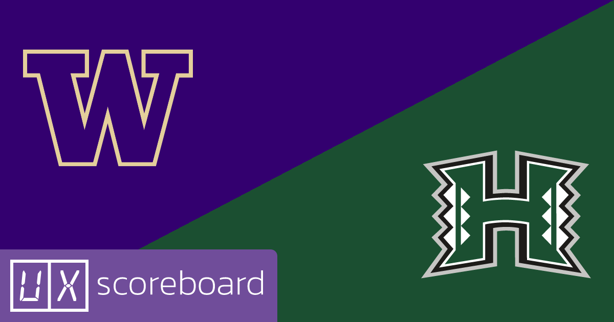 Washington Huskies vs Hawai'i Rainbow Warriors game highlights