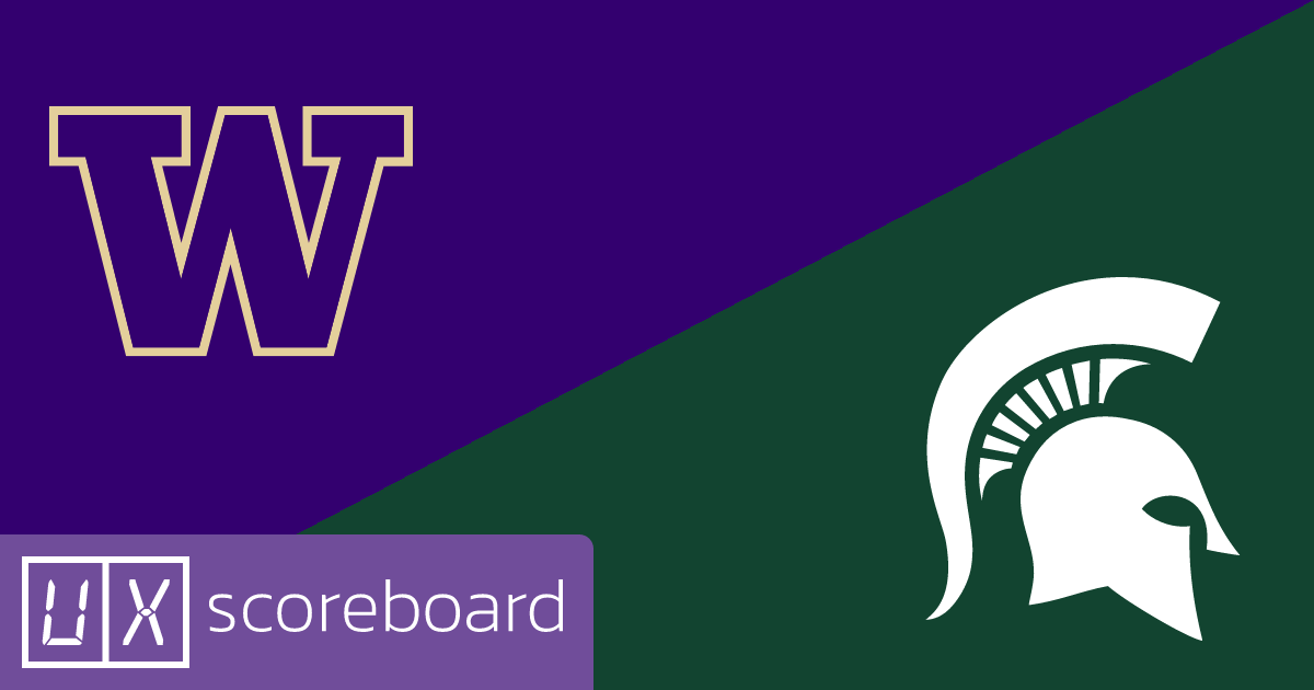 Washington Huskies vs Michigan State Spartans game highlights