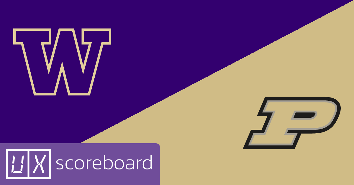 Washington Huskies vs Purdue Boilermakers game highlights