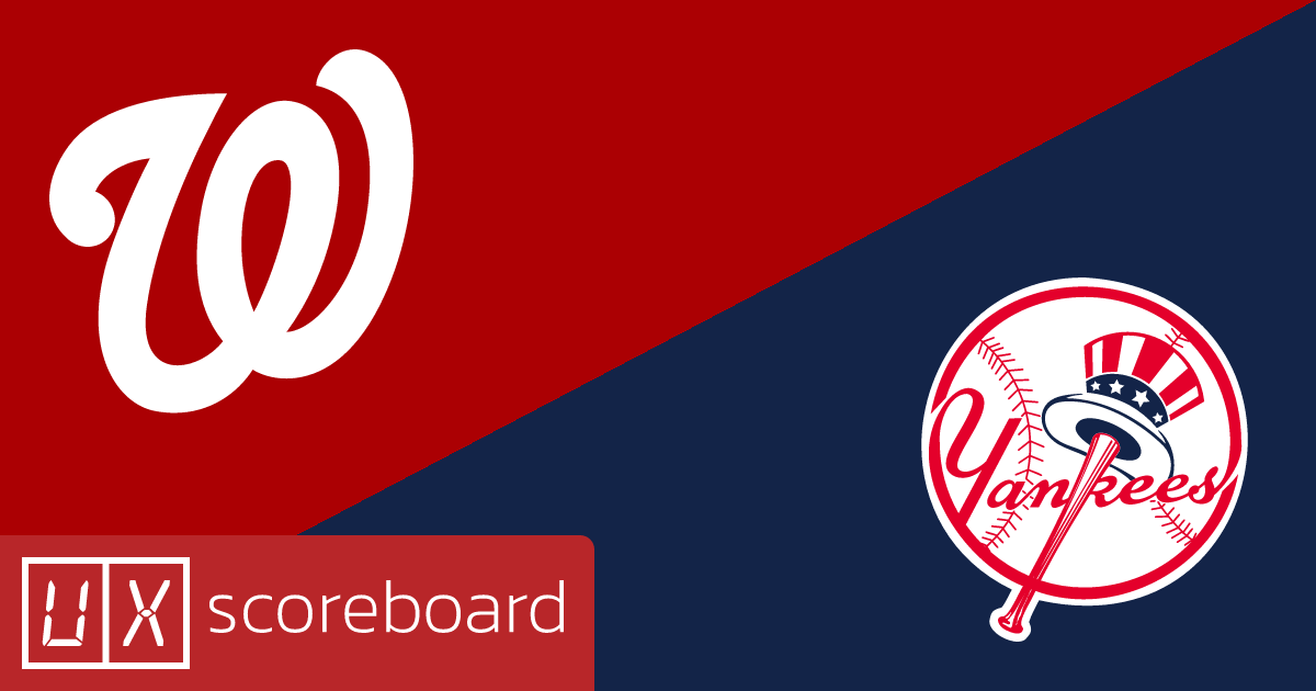 Washington Nationals vs New York Yankees game highlights