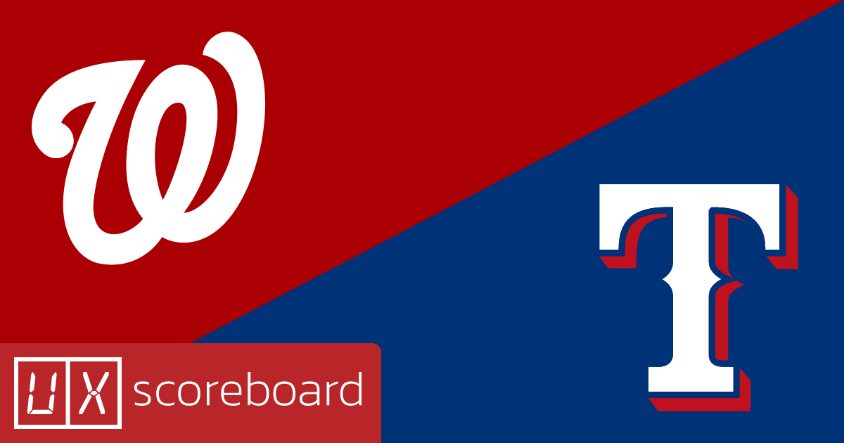 Washington Nationals vs Texas Rangers game highlights