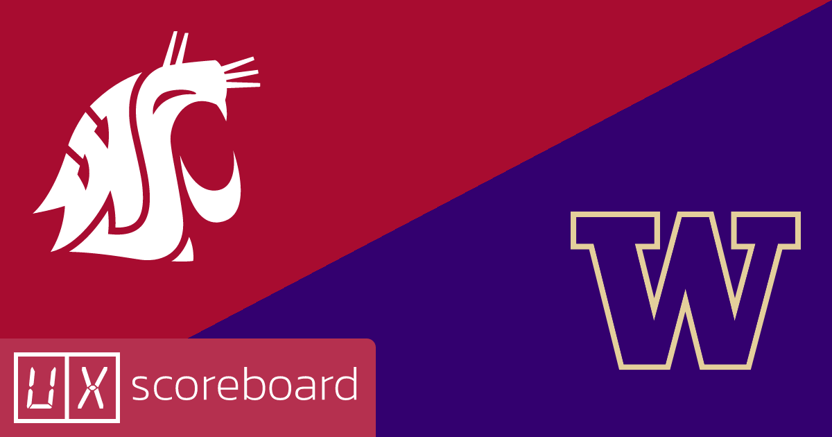 Washington State Cougars vs Washington Huskies game highlights