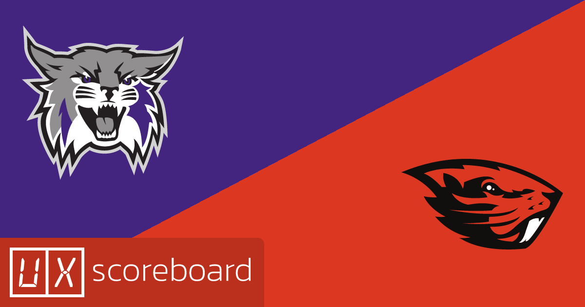 Weber State Wildcats vs Oregon State Beavers game highlights