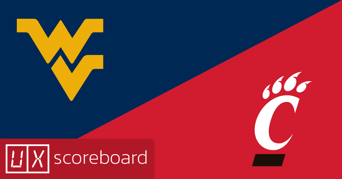 West Virginia Mountaineers vs Cincinnati Bearcats game highlights