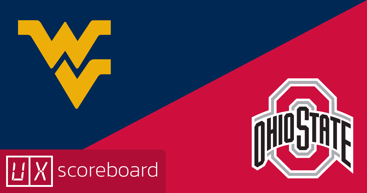 West Virginia Mountaineers vs Ohio State Buckeyes game highlights