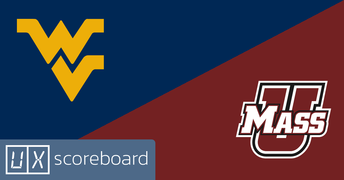 West Virginia Mountaineers vs UMass Minutemen game highlights
