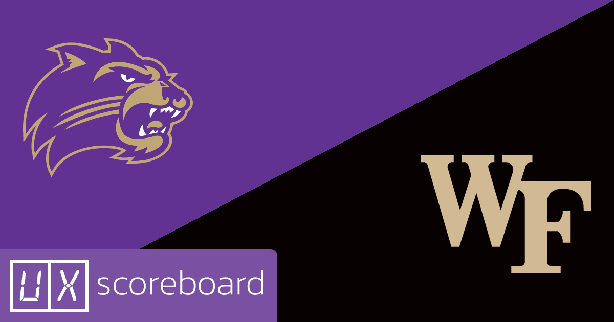 Western Carolina Catamounts vs Wake Forest Demon Deacons game highlights