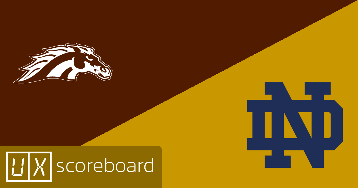 Western Michigan Broncos vs Notre Dame Fighting Irish game highlights