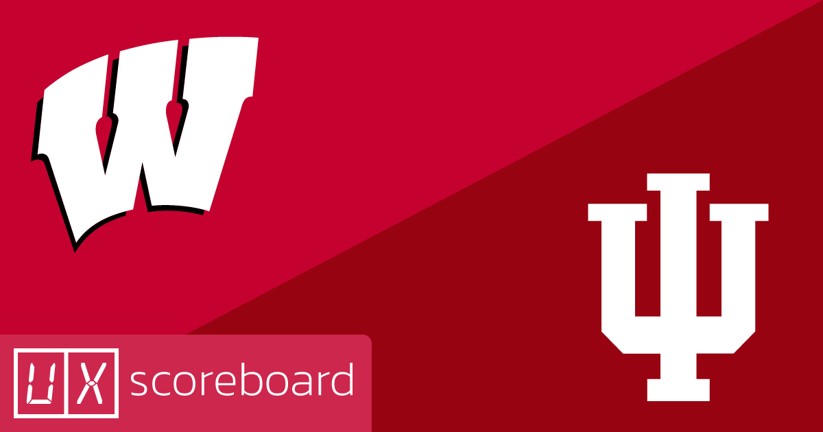 Wisconsin Badgers vs Indiana Hoosiers game highlights