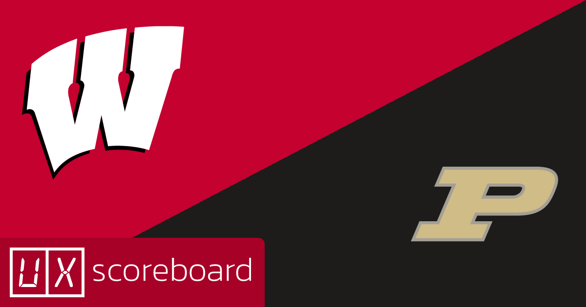 Wisconsin Badgers vs Purdue Boilermakers game highlights