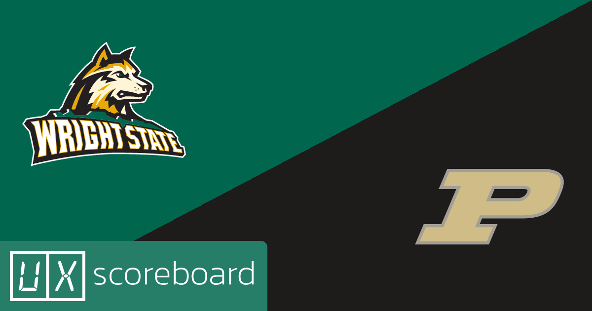 Wright State Raiders vs Purdue Boilermakers game highlights