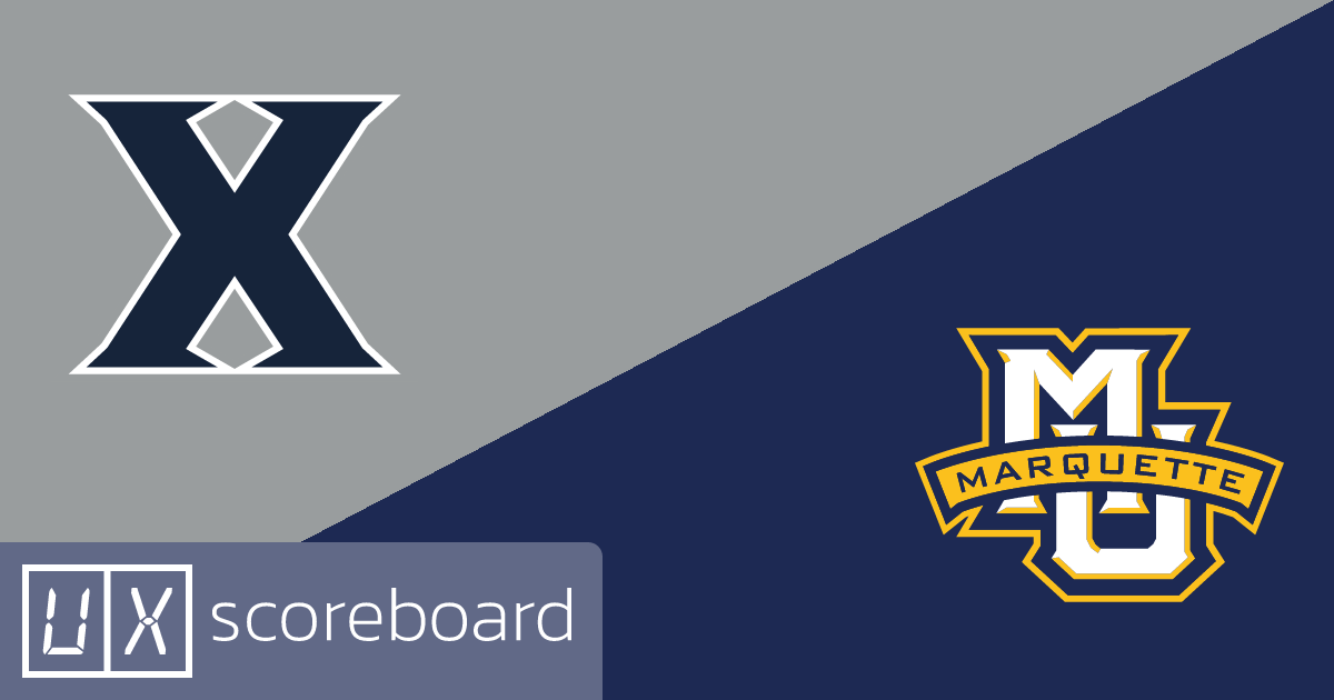 Xavier Musketeers vs Marquette Golden Eagles game highlights