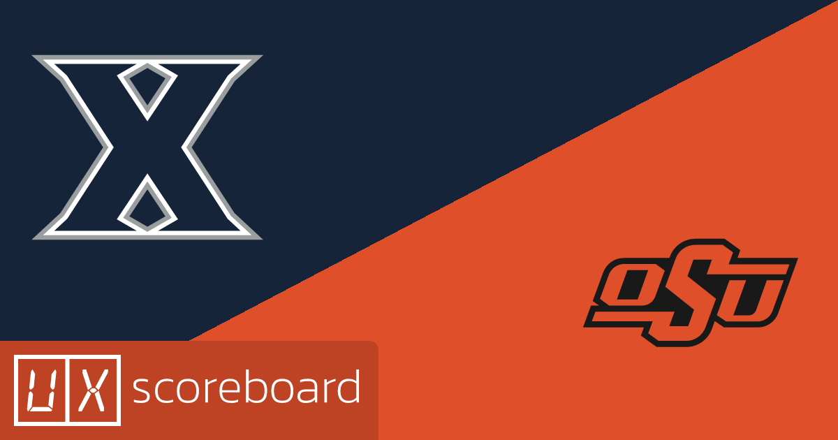 Xavier Musketeers vs Oklahoma State Cowboys game highlights