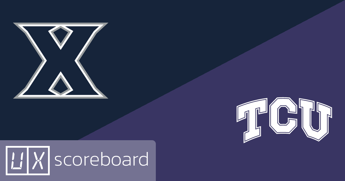Xavier Musketeers vs TCU Horned Frogs game highlights