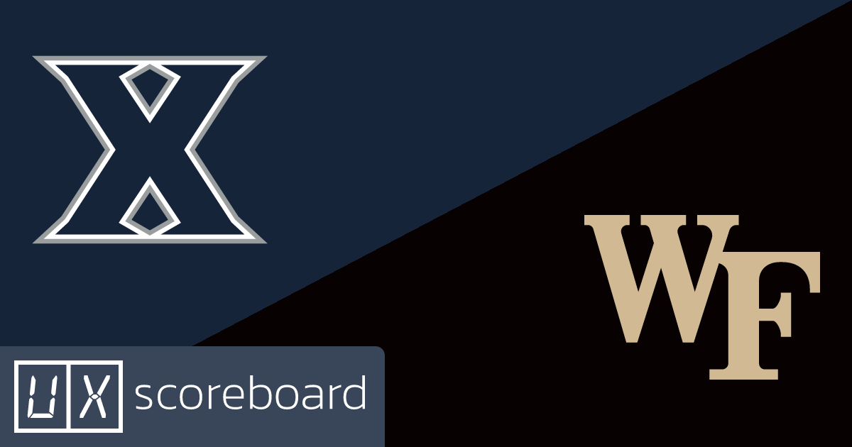 Xavier Musketeers vs Wake Forest Demon Deacons game highlights