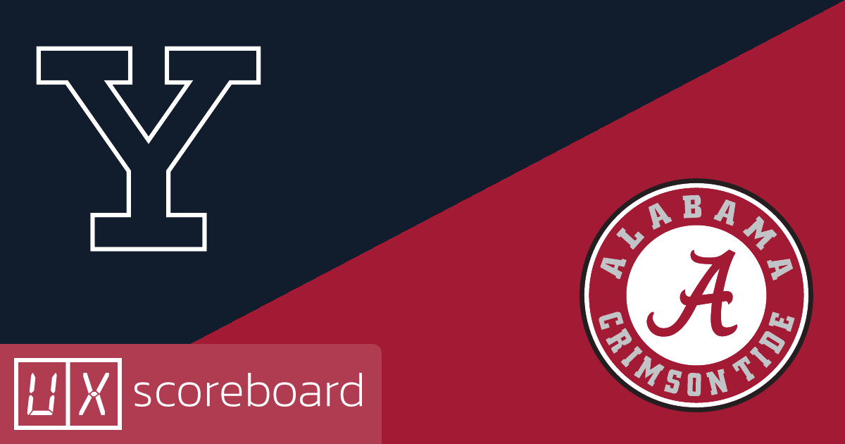 Yale Bulldogs vs Alabama Crimson Tide game highlights
