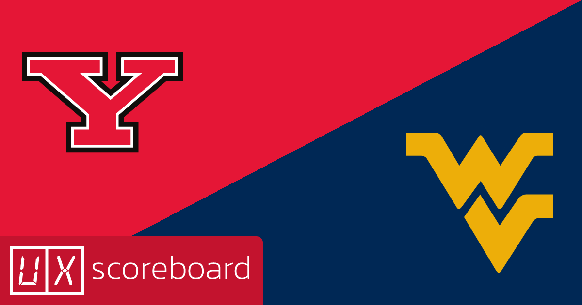 Youngstown State Penguins vs West Virginia Mountaineers game highlights